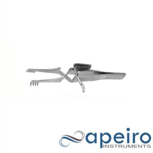 Skin Retractor 10cm Cross Action 4×4 Sharp Prongs