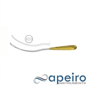 Frontoglabellar Dissector 26.5cm, S Shaped Curved