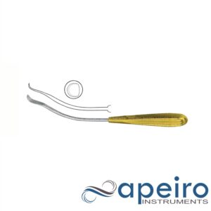 Midface Facial Dissector 22.5cm, Half Curved