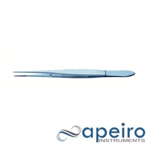 Cushing Forceps Straight Serrated Titanium Blueline Length 18cm