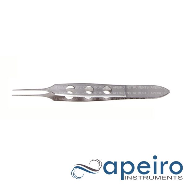 Bishop Harmon Iris Forceps 1x2 Teeth Tip 0.4mm Length 9cm