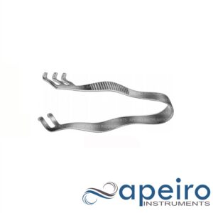 Finsen Retractor 5cm 2×3 Sharp Prongs