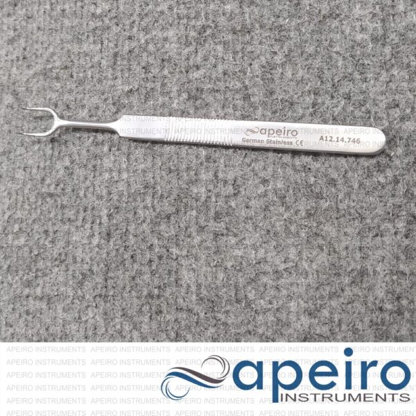 Cottle Alar & Skin Hook, 14cm, 2 Sharp Prongs