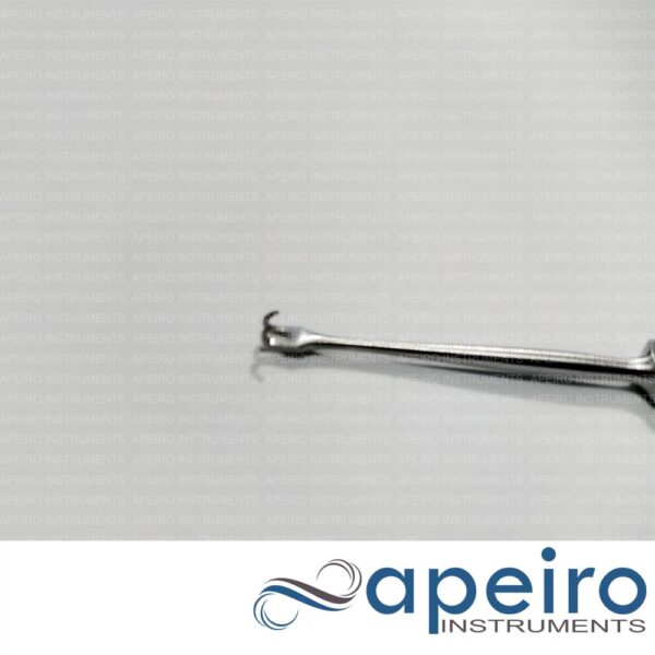 Guthrie Double Retractor Hook, 13cm, Sharp (1.5 X 2 Mm)