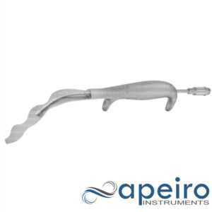 Petri Pterygoid Intra Oral Retractors, With Fiber Optic Light Guide, 23cm