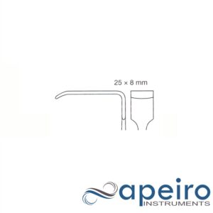 Langenbeck Green Retractor, 17cm, 6x25mm
