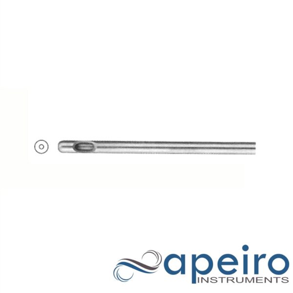 Liposuction Cannula With 1 Central Hole And Hole At Tip Threaded Fitting 3.0mm X 30cm