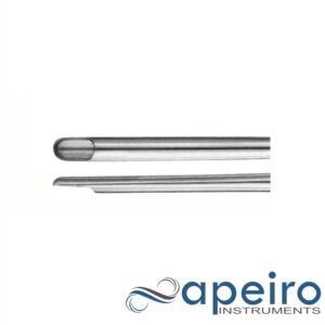 Liposuction Cannula With Half Cut Off Tip Threaded Fitting 6.0mm X 30cm