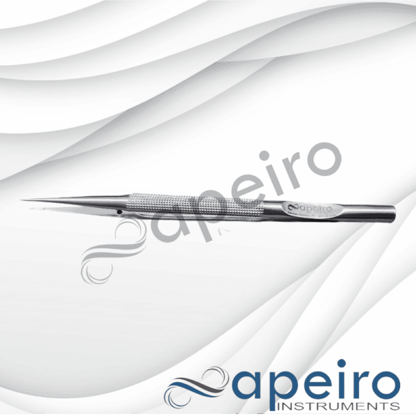 Micro Forceps, Straight, 8mm Round Handle