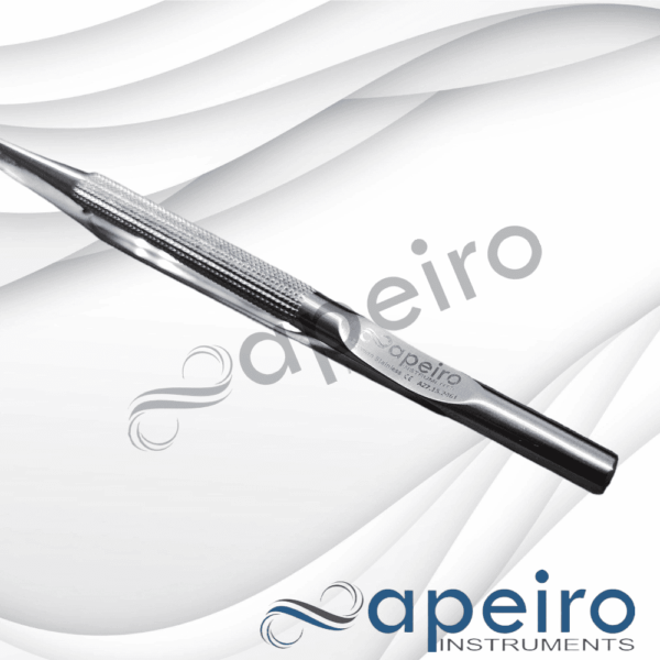 Micro Forceps, Straight, 8mm Round Handle