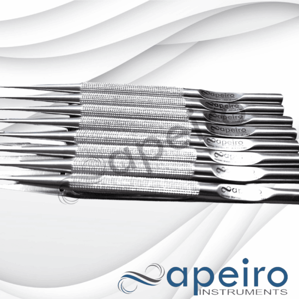 Micro Forceps, Straight, 8mm Round Handle