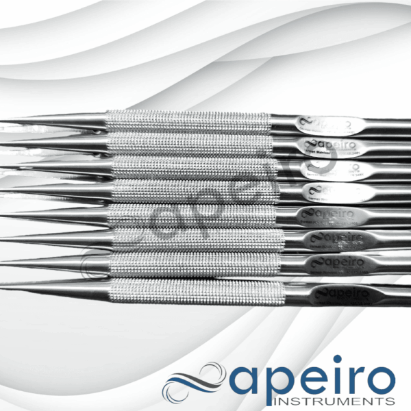 Micro Forceps, Straight, 8mm Round Handle