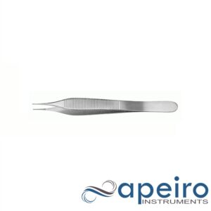 Micro Adson, 0.8mm, 1x2, Cross Serrated