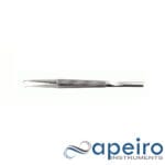 Micro Forceps Curved 8mm Round Handle