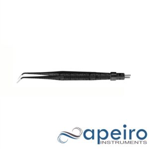 Semken Insulated Bipolar Forceps, Angled, 2 Pins Plug 0.6mm