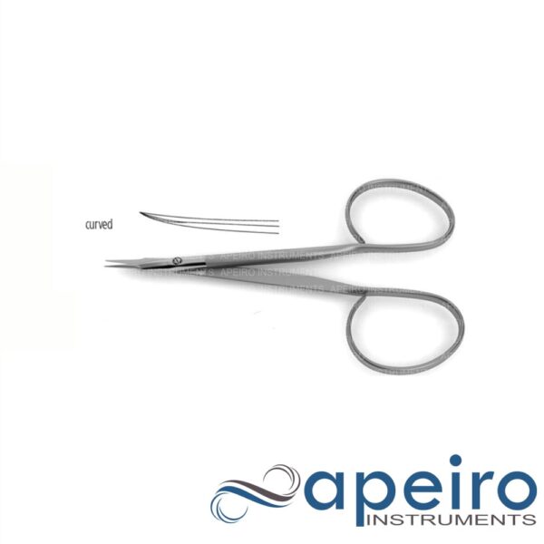 Stevens Scissor, Ribbon Handle, 10cm, Curved