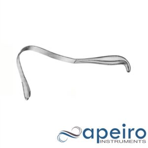 Harrington Wide Retractor With Fiber Optics Illumination, 32cm
