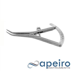 Castroviejo Caliper, 20mm Measuring Range 7cm Angled