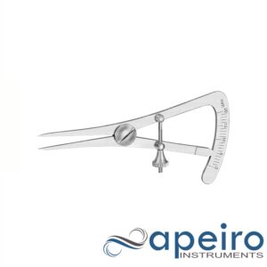 Castroviejo Caliper, 20mm Measuring Range 7cm Straight