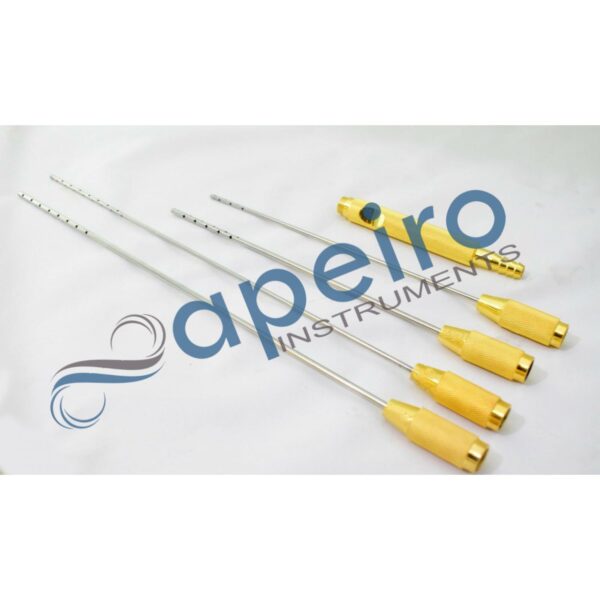 Abdomen Saddlebag Infiltration Cannula Set With Handle