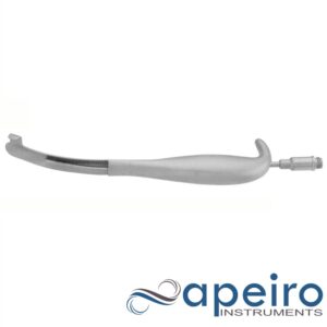 Bauer Type Intra Oral Retractor Fiber Optic Left 21cm