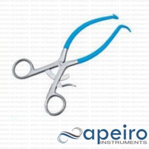 Gelpi Retractor Blue Coated, Sharp Prongs