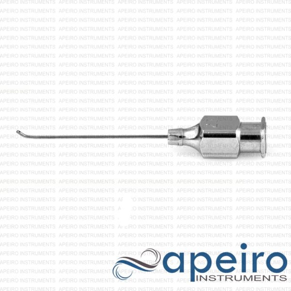 Anis Cortex Aspirating Cannula, Angled 35º, 0.3mm Side Port Opening