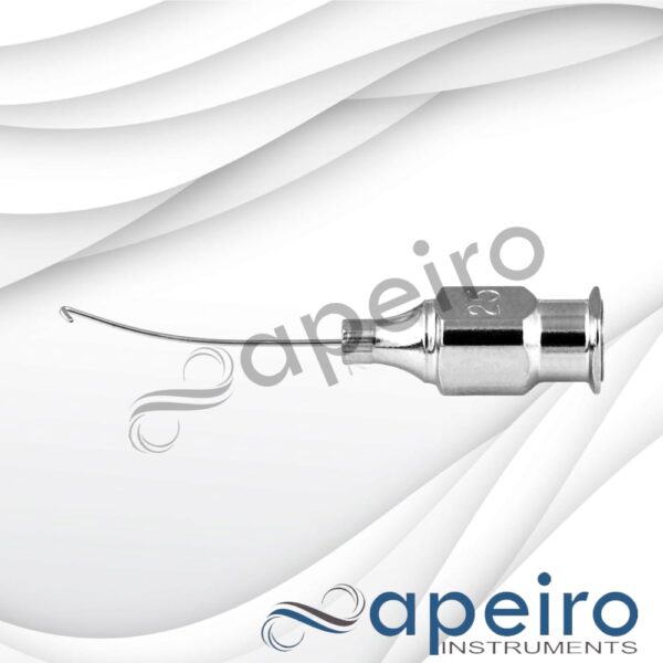 Corydon Hydrodissection Cannula, 25 Gauge, Curved Left