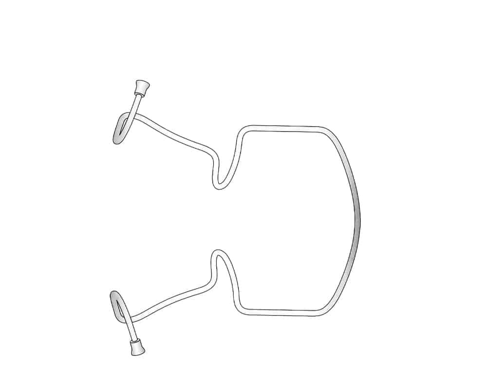 Oringer self retraining retractor 10. 5cm (4 1/8") Oringer self retraining retractor 10. 5cm (4 1/8")