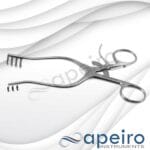 Weitlaner Self Retaining Retractor 9 1/2'' 3x4 Blunt Prongs Ring Handle With Ratchet Catch